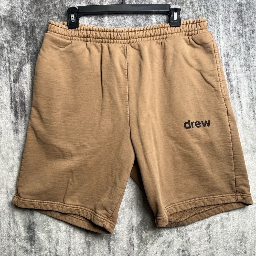 Drew House Secret‎ Sweat Shorts Size Large Justin Bieber Brown